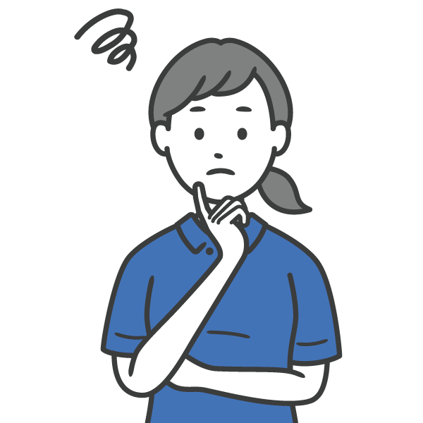 介護現場で情報共有に困っているスタッフ
